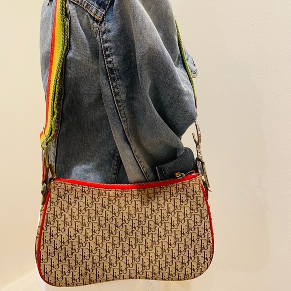 Christian Dior Rasta Trotter Double Saddle Bag - Picture 3 of 16